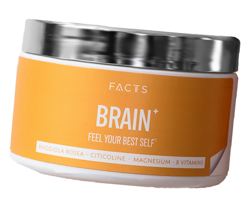 FACTS supplement bottle - Daily Vitality and performance nutrition