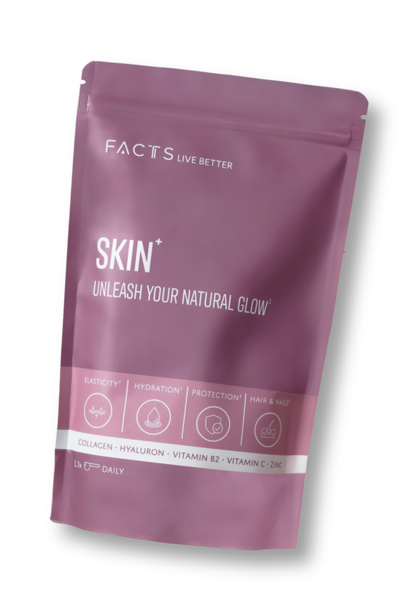 FACTS supplement bottle - Daily Vitality and performance nutrition