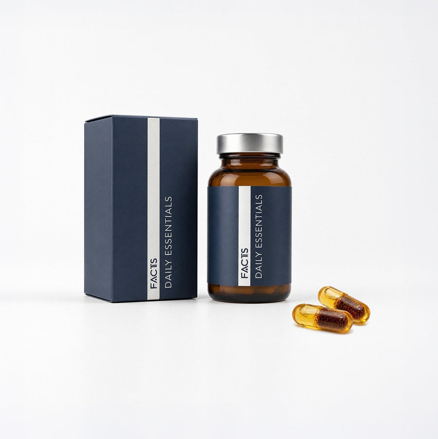 Daily Essentials Dose mit Duo-Kapseln