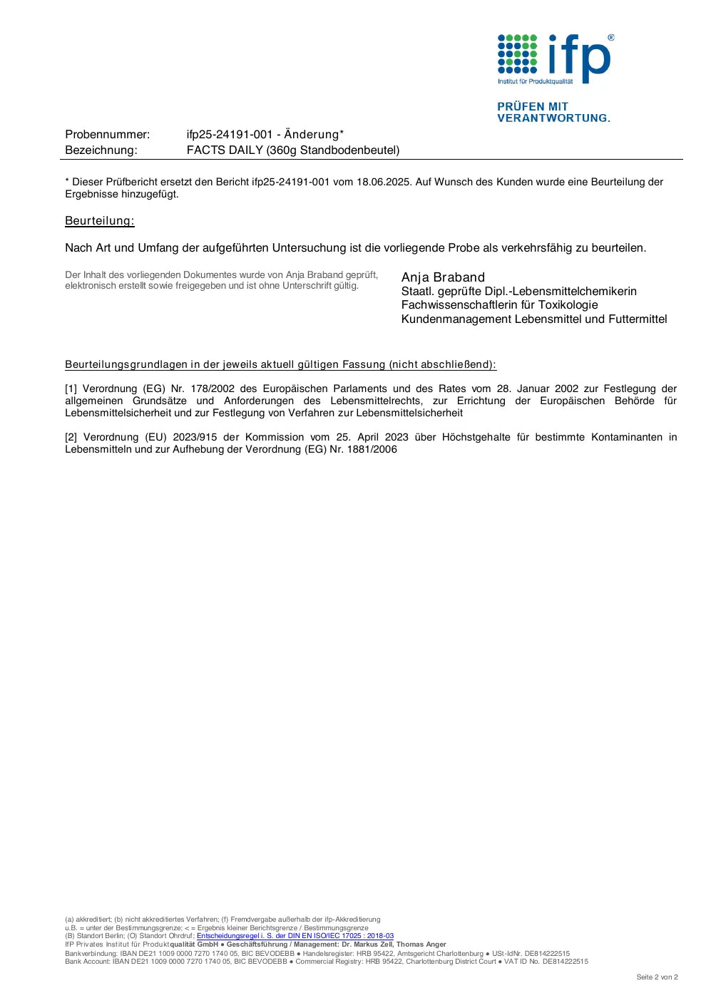 Lab report · Daily · 2